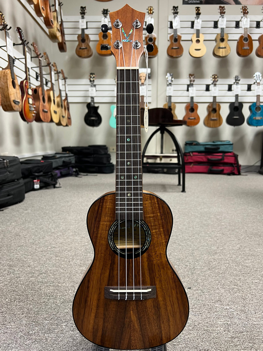 KUMU CF 52A Koa Thin Body Concert Ukulele Travel Uke Aloha