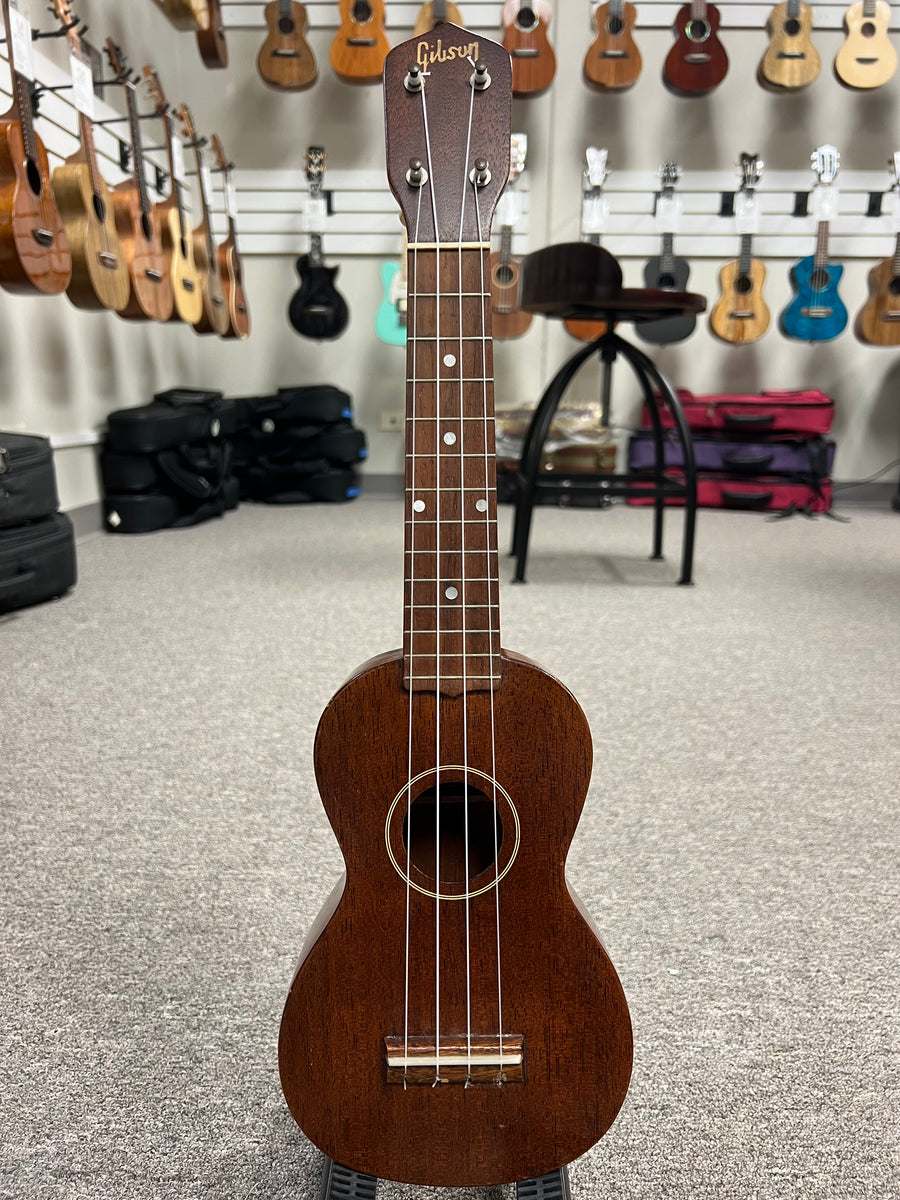 Gibson Style 1 Solid Mahogany Soprano Ukulele w/Case 1951 - Pre-Loved