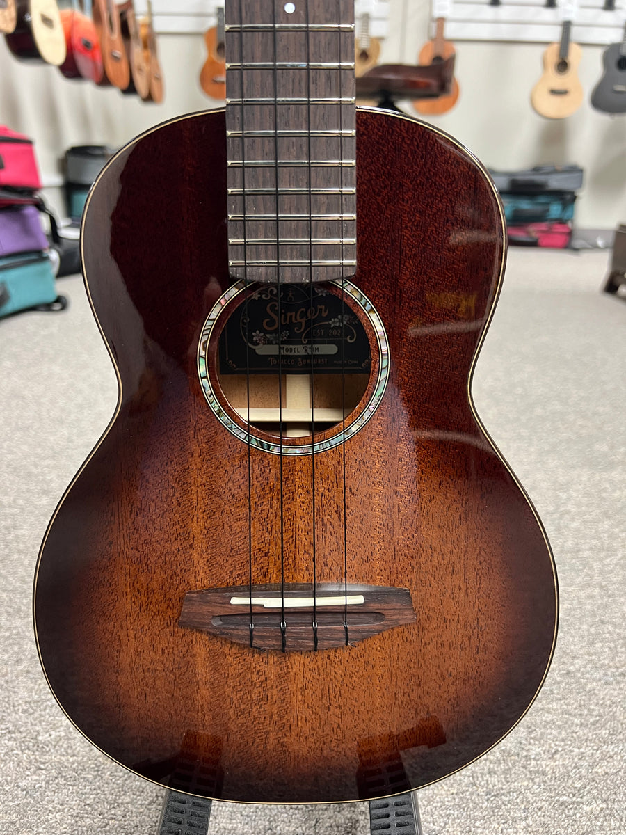 Singer by aNueNue RT1M-TS Solid Mahogany Tenor Ukulele w/Case 