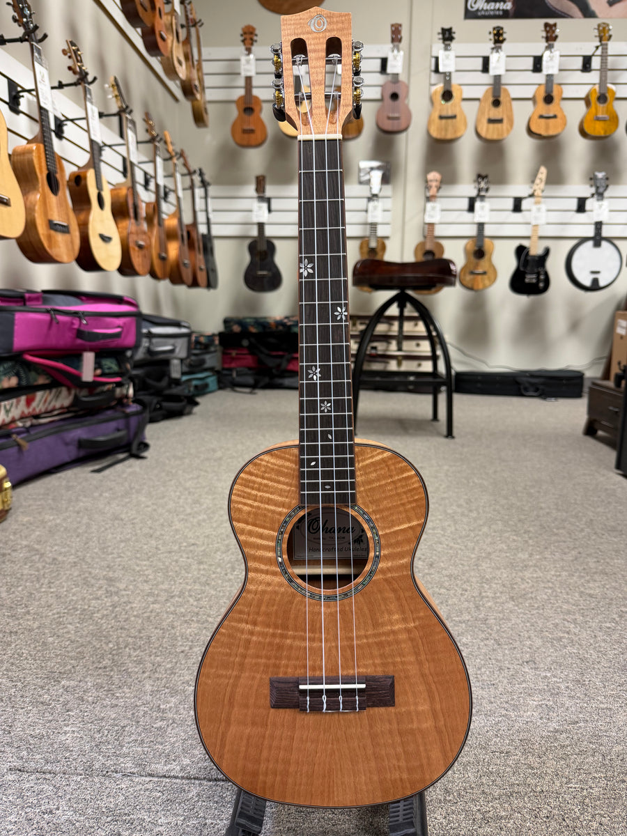UKULELE ロングボード OHANA TK-18OM Okume Tenor Ukulele
