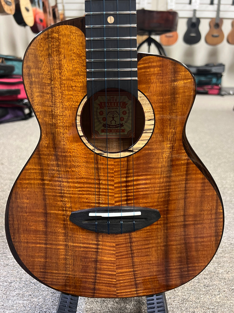 Anuenue⭐︎ aNueNue UT3K Solid Premium Koa Tenor Ukulele w/Case - Bird Series
