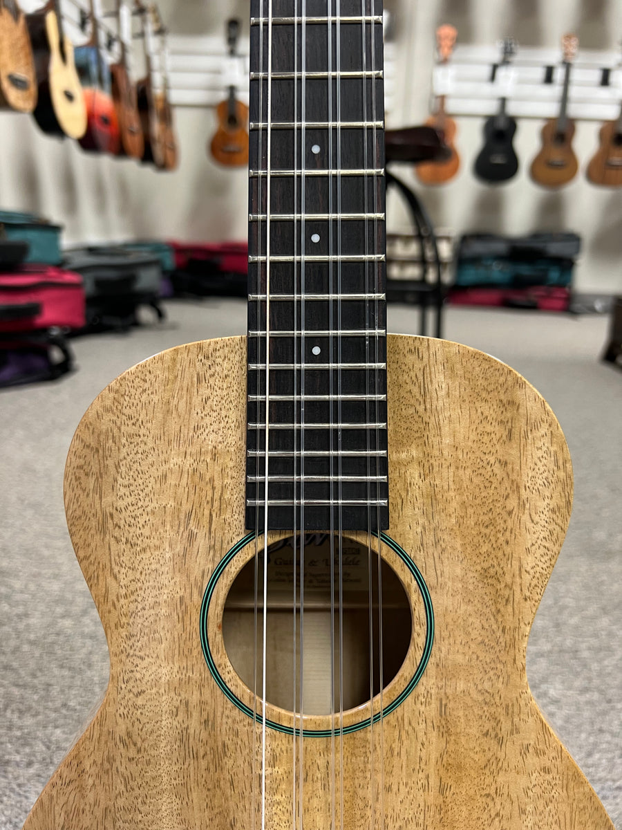 PONO MGTD-8 Solid Mango 8 String Tenor Deluxe Ukulele