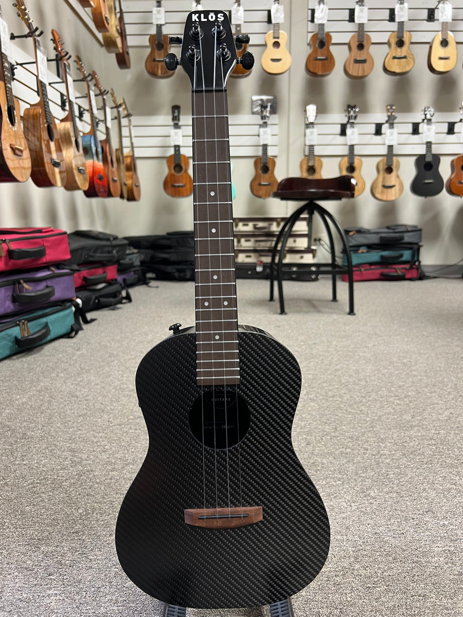 Klos Hybrid Carbon Fiber Electric Tenor Ukulele w/Case