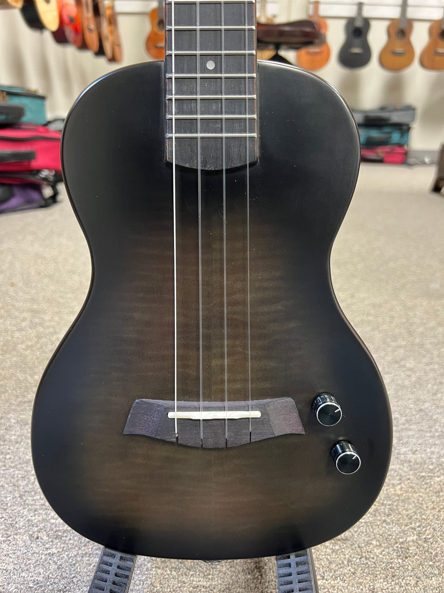 Makaio MSET-30B Solid Body Electric Tenor Ukulele w/Case