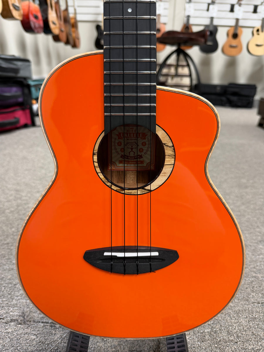 aNueNue Orange Koa Solid Cedar/Koa Tenor Ukulele w/Case
