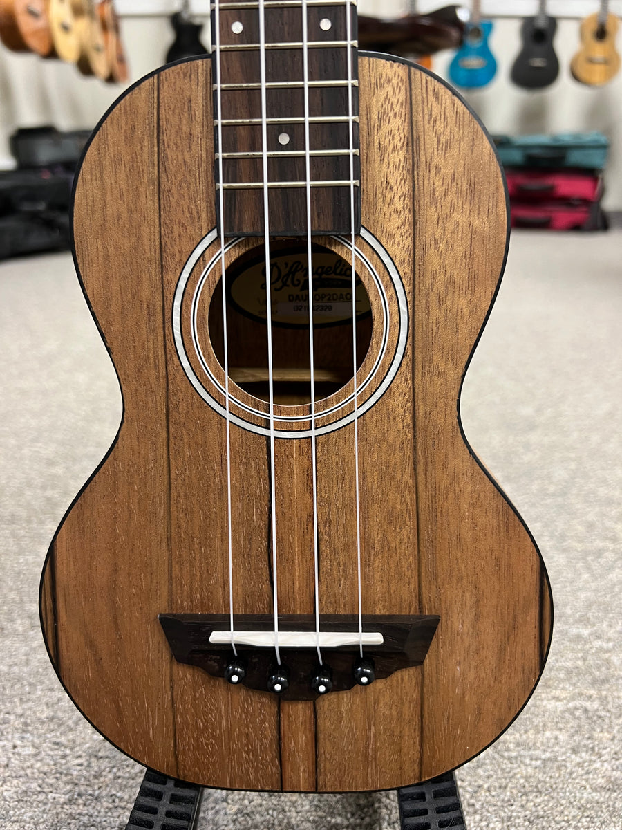 D'Angelico Premier Montauk Dao Soprano Ukulele - Natural Finish