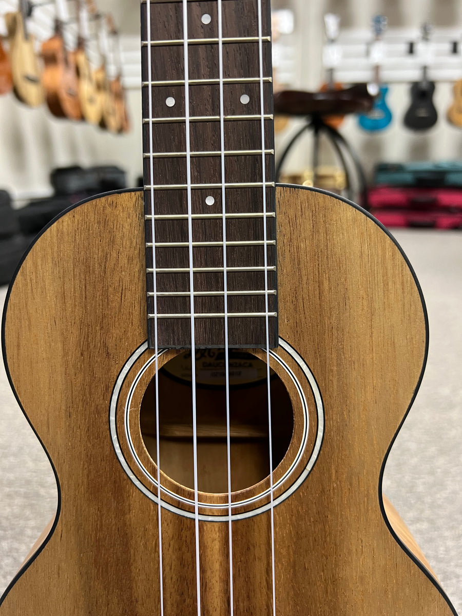D'Angelico Premier Bayside Acacia Concert Ukulele Aloha City Ukes