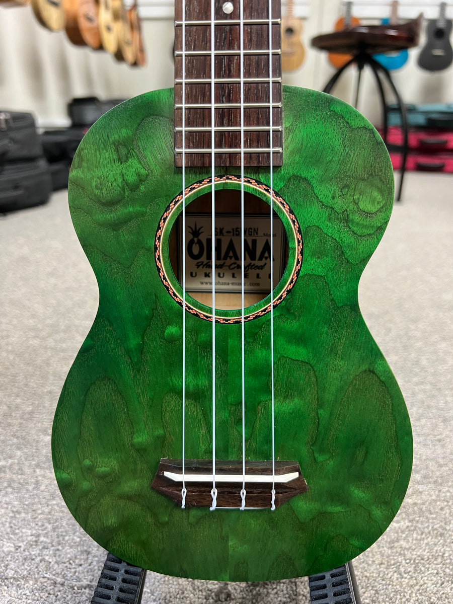 Green ukulele online