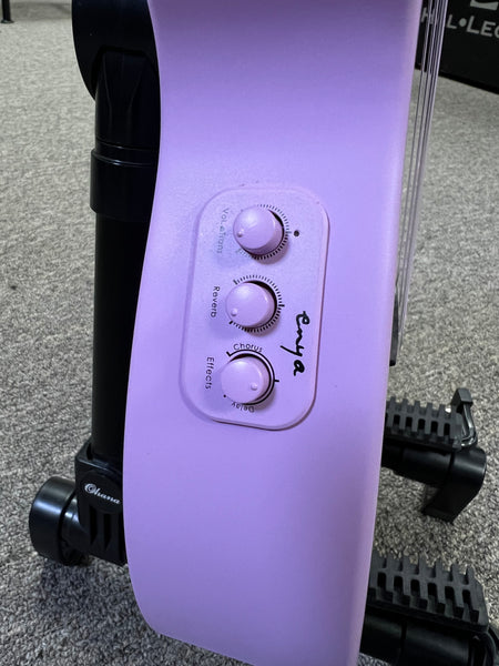 Enya Nova U Pro Carbon Fiber Acoustic Plus - Purple Tenor Ukulele w/Case - Weatherproof - Aloha City Ukes