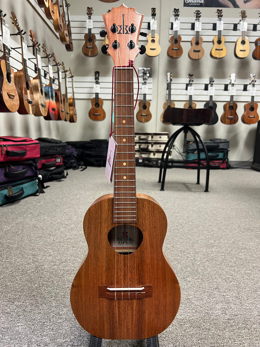 KoAloha KTO-10 Solid Acacia Opio Tenor Ukulele w/Case