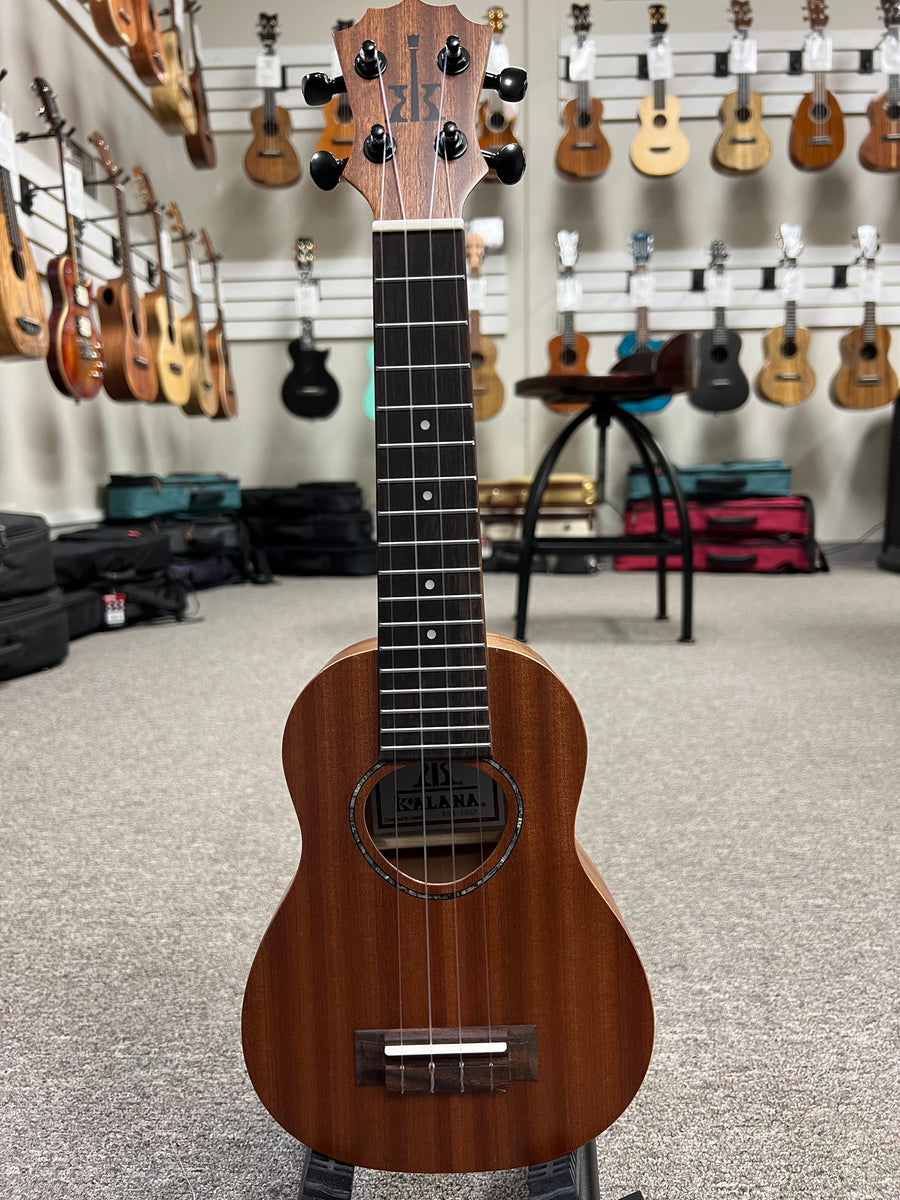 KoAlana KSA-10SP Sapele Soprano Ukulele w/Case - (KoAlana by KoAloha)