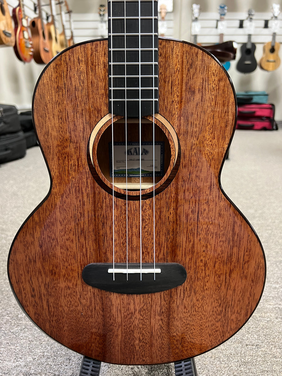 KALA KA CT SMH BG Solid Mahogany Baritone Ukulele w Case Contour