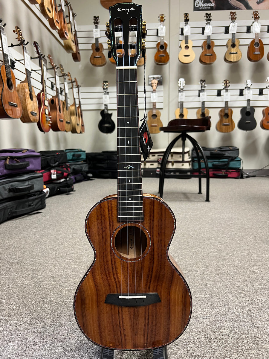 Enya EUT-A5 Solid Koa Tenor Ukulele w/Case