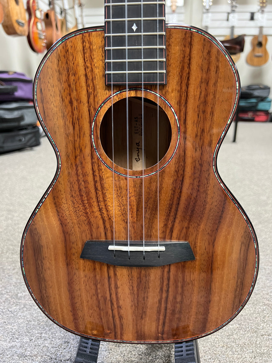 Enya EUT-A5 Solid Koa Tenor Ukulele w/Case