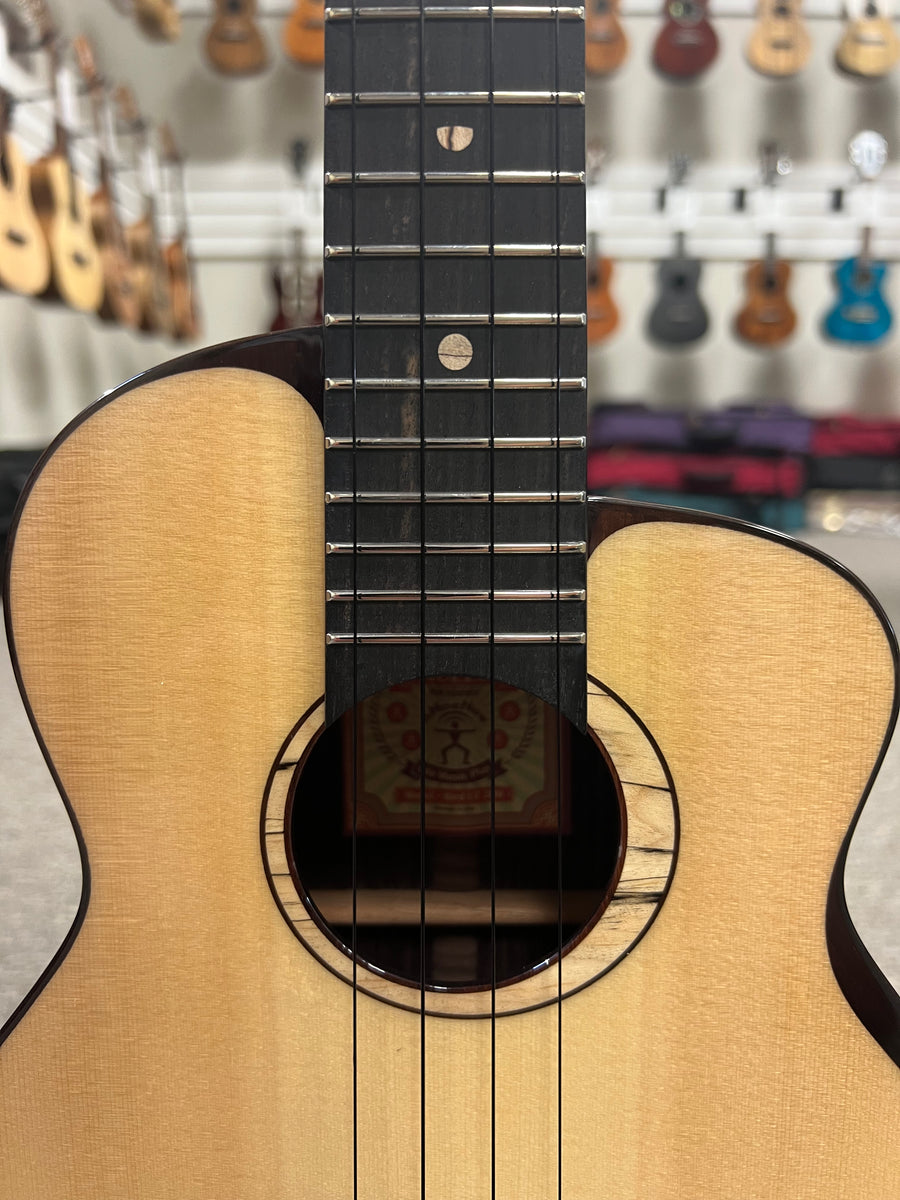 aNueNue UT 200 Tenor Ukulele w Case Moon Bird Series Solid