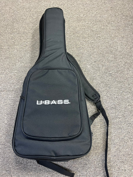 KALA Solid Body Black Electric U-Bass w/Case - UBASS-SB-BK - Aloha City Ukes
