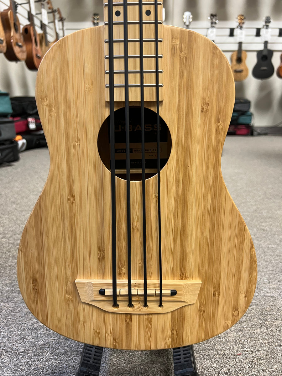 KALA Solid Bamboo U-Bass w/Case - UBASS-BMB-FS