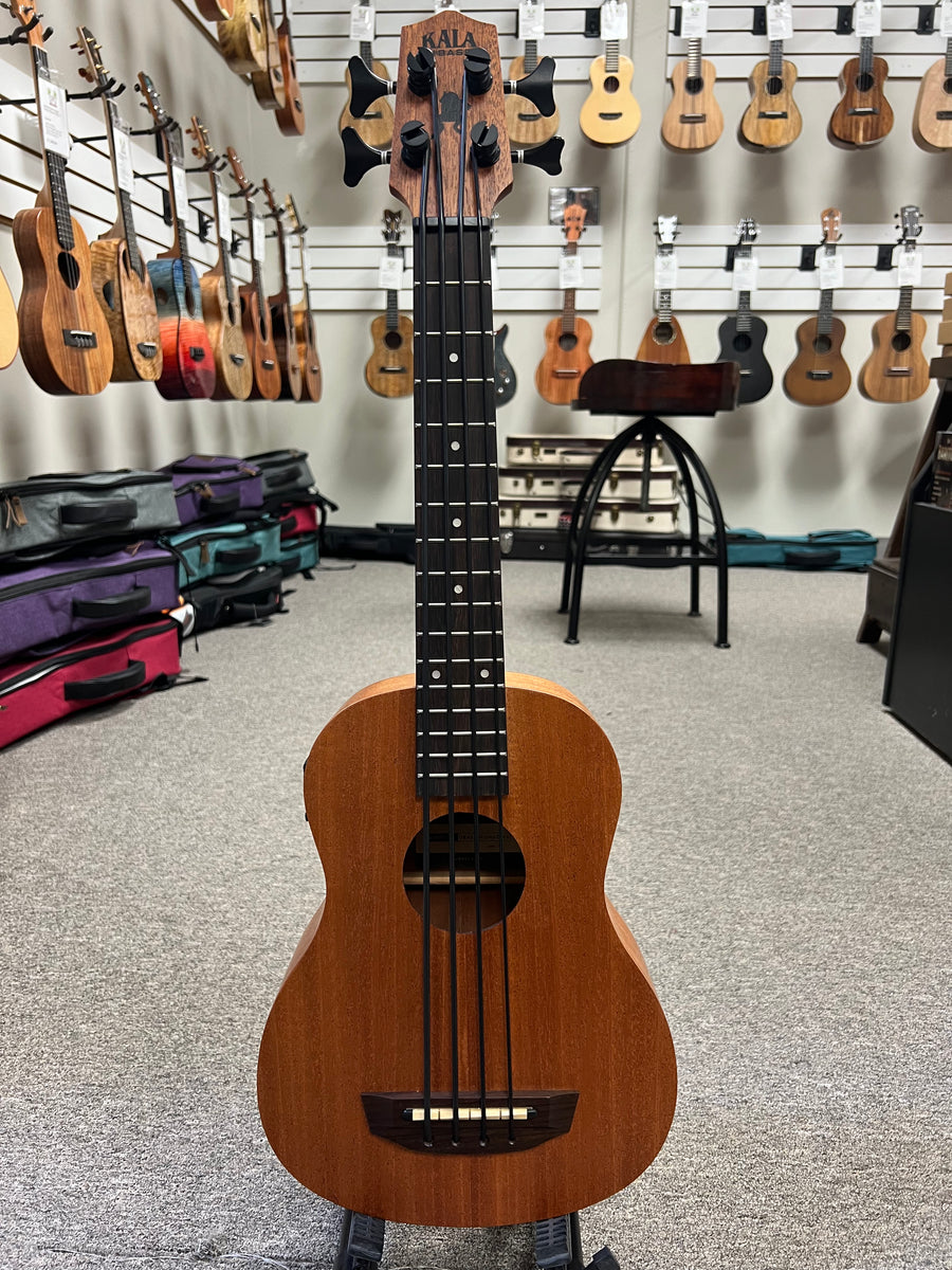 KALA Nomad Mahogany Acoustic-Electric U-Bass w/Case - UBASS KALA Nomad Mahogany Acoustic-Electric U-Bass w/Case - UBASS