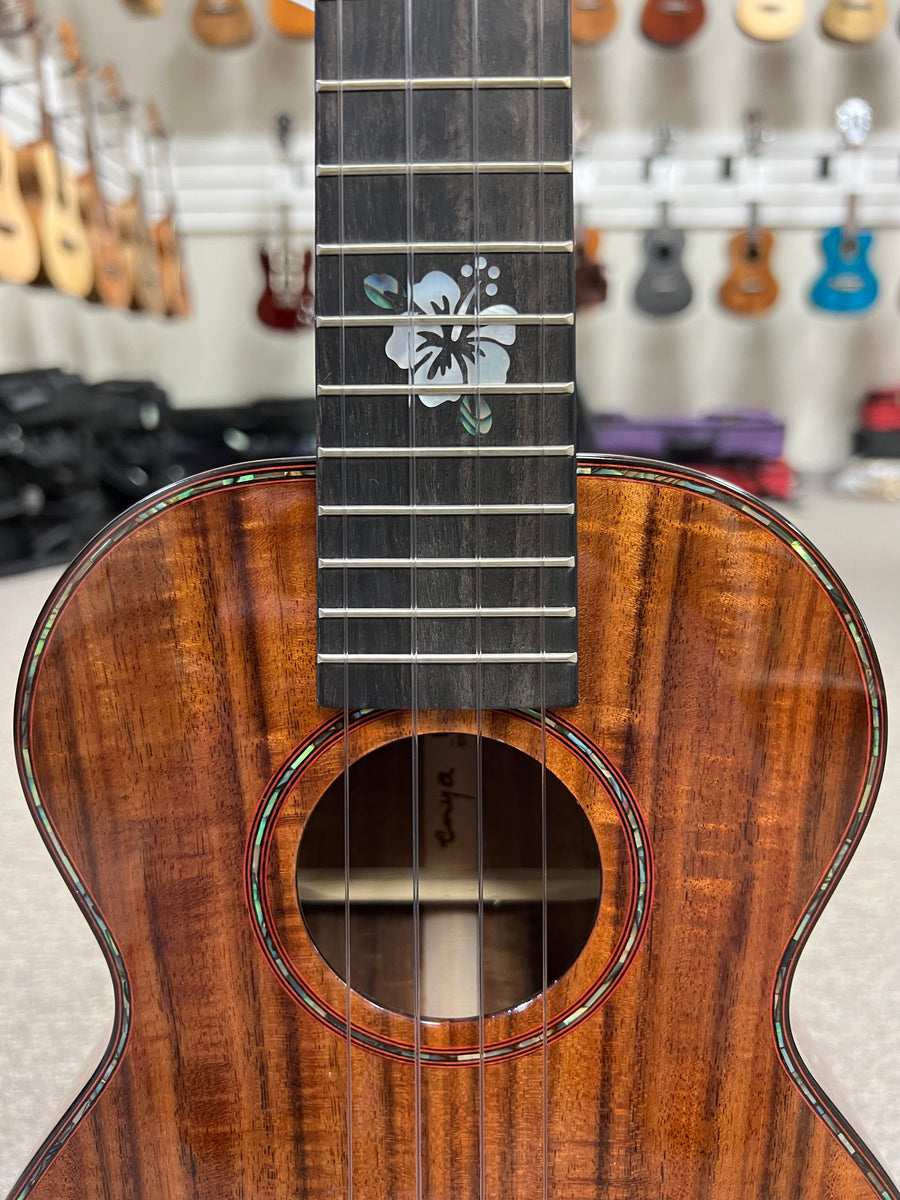 Enya EUTK5 Solid Acacia Tenor Ukulele w/Case Aloha City Ukes