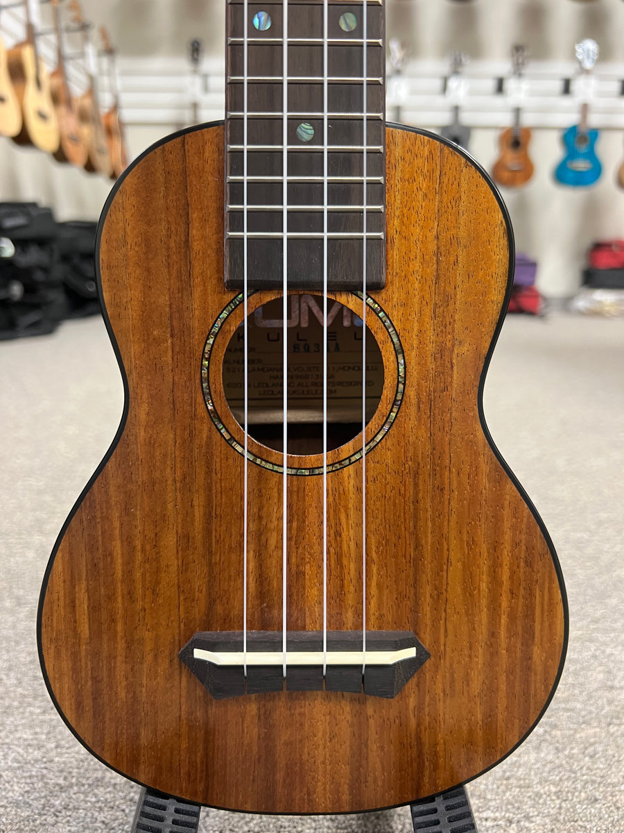 KUMU SQ-34A Koa Soprano Long Neck Ukulele - Matte Finish