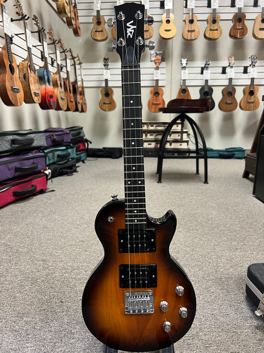 Risa UKE-LP432-MHTS Tenor Les Paul Style Solid Body Electric