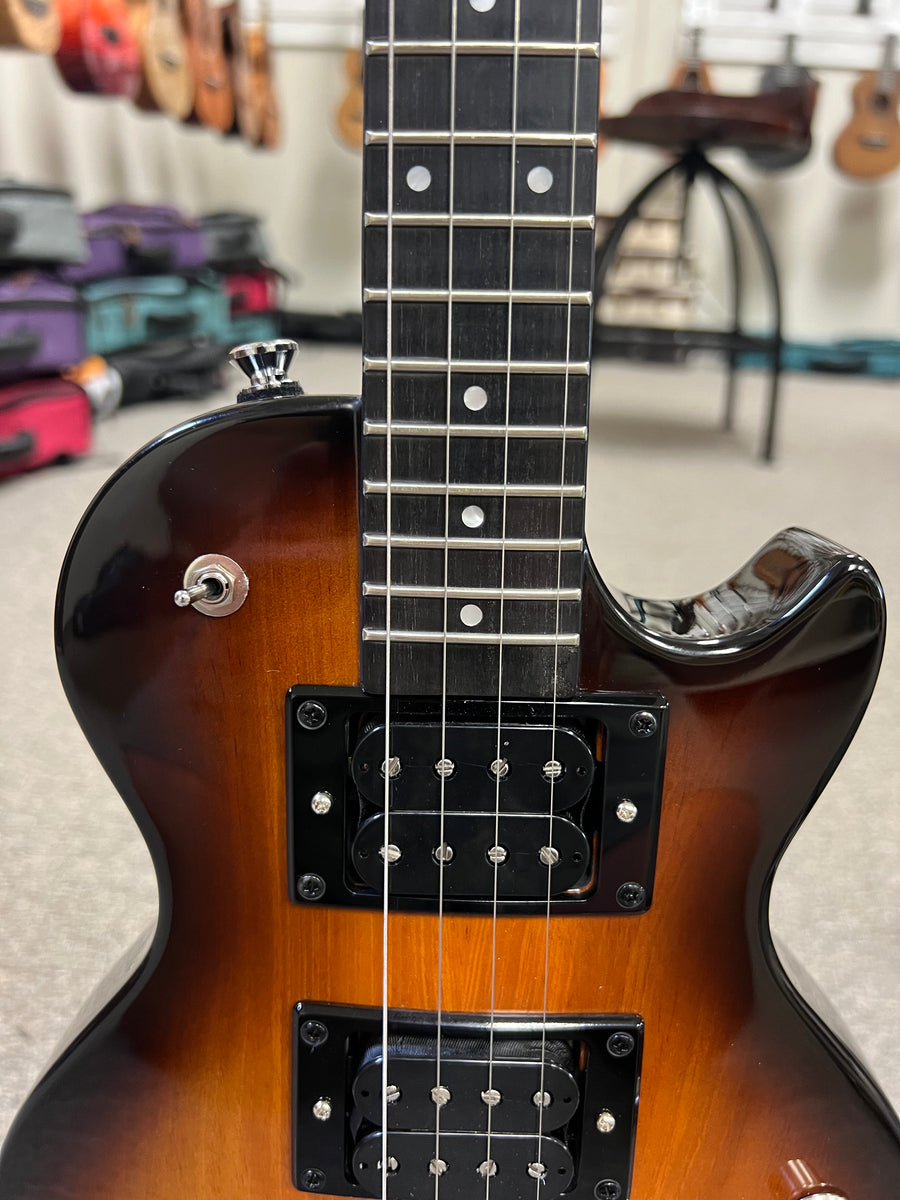 【完動品】RISA Musical Instruments エレキギター Risa UKE-LP432-MHTS Tenor Les Paul Style Solid Body Electric