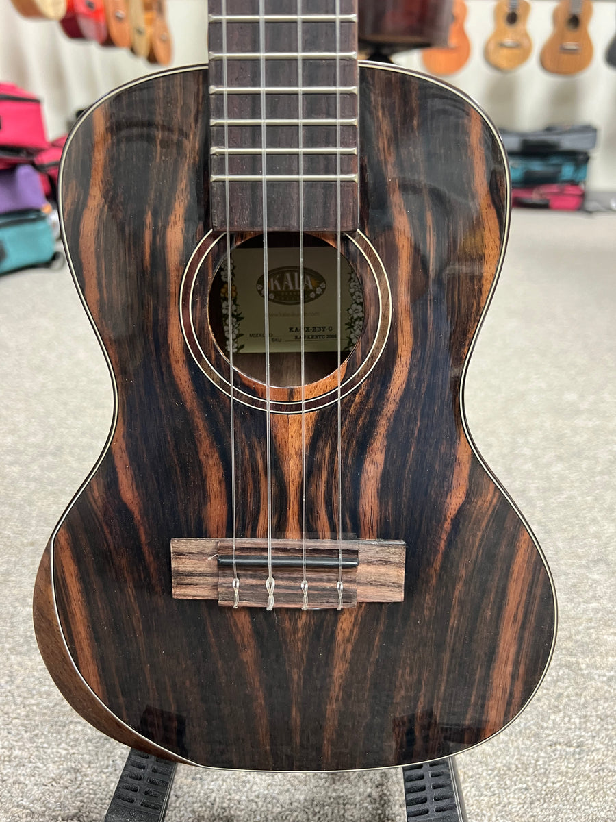 KALA KA-PX-EBY-C Premier Exotic Ebony Concert Ukulele