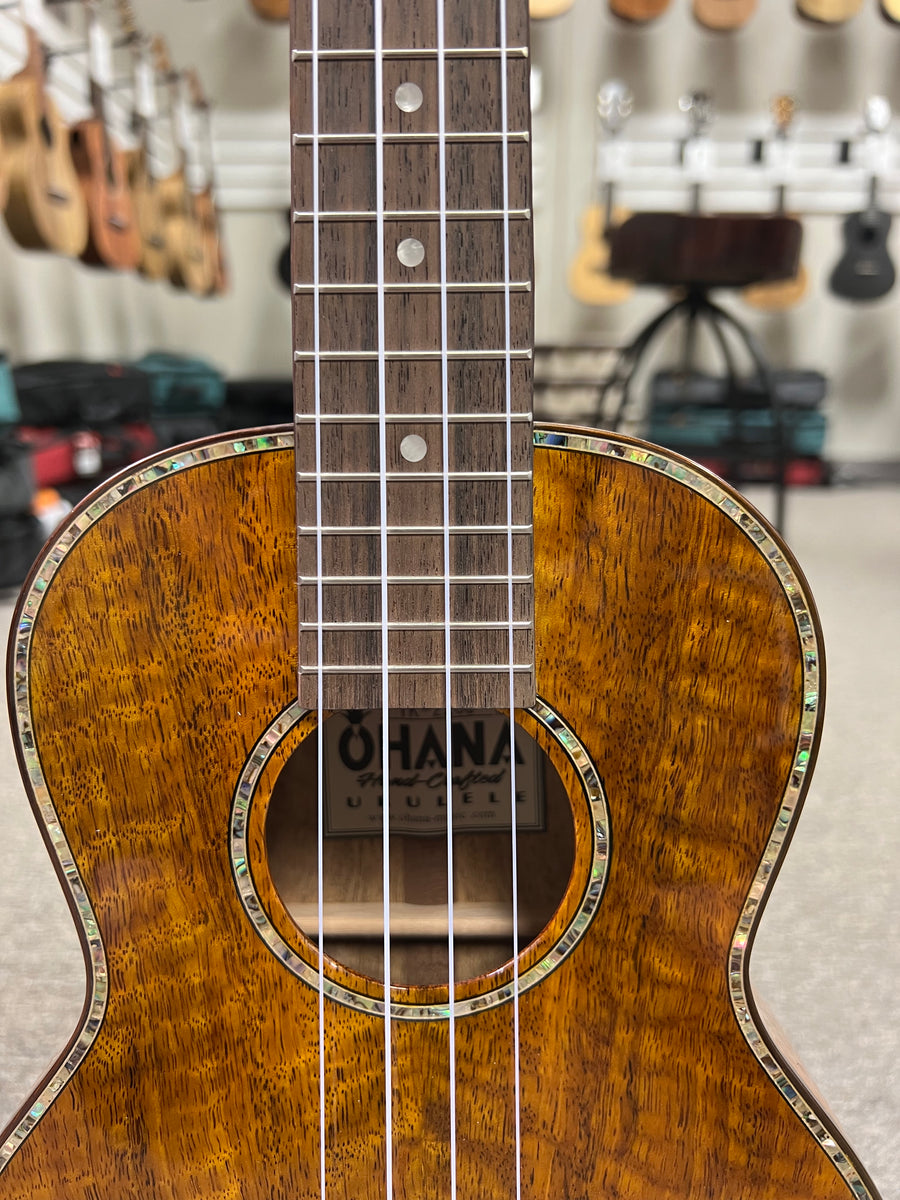 OHANA TK-220G Solid Mango Tenor Ukulele - Limited Edition