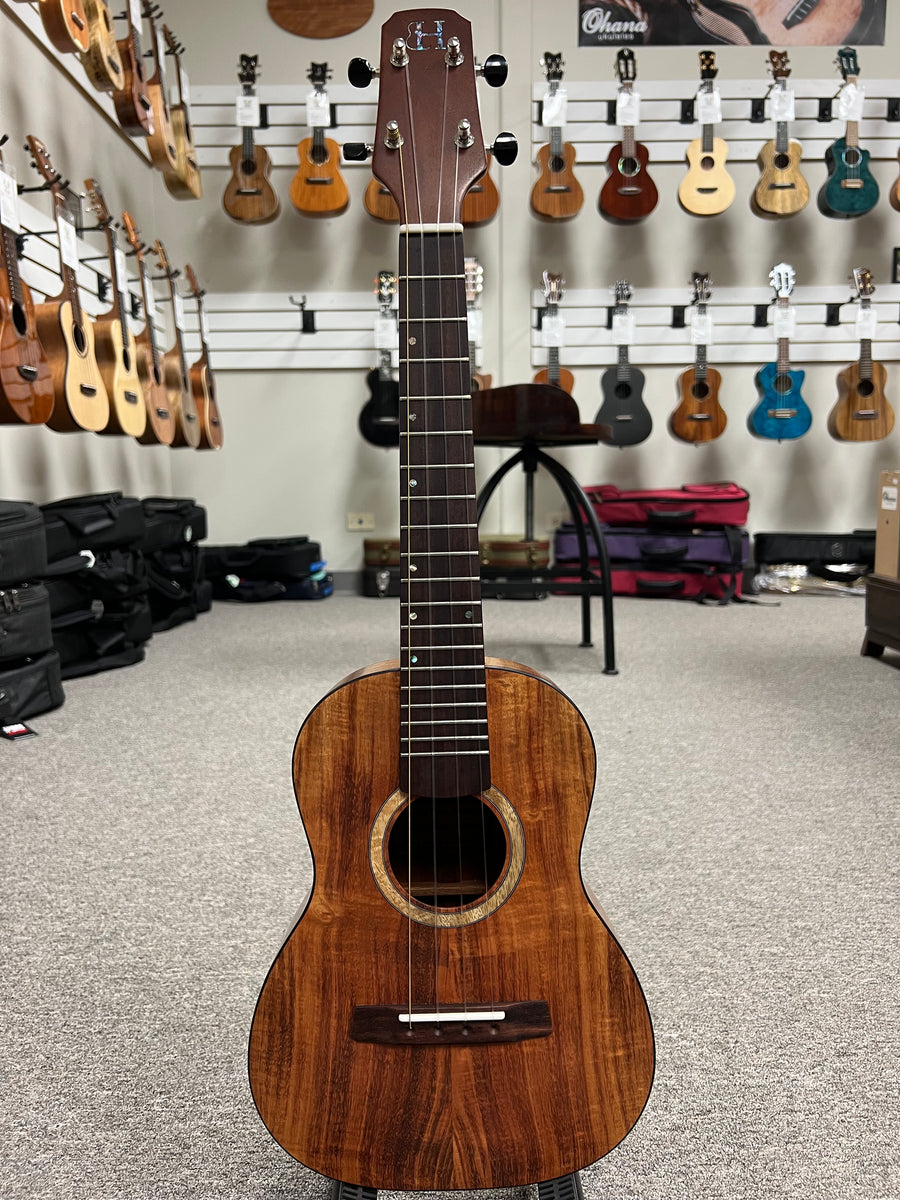 Heritage Custom Solid Koa/Mahogany Tenor Ukulele w/Case Made in