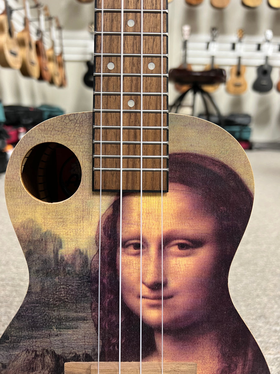 AMAHI Mona Lisa Concert Ukulele w/Case - Mahogany UKC-3DA12