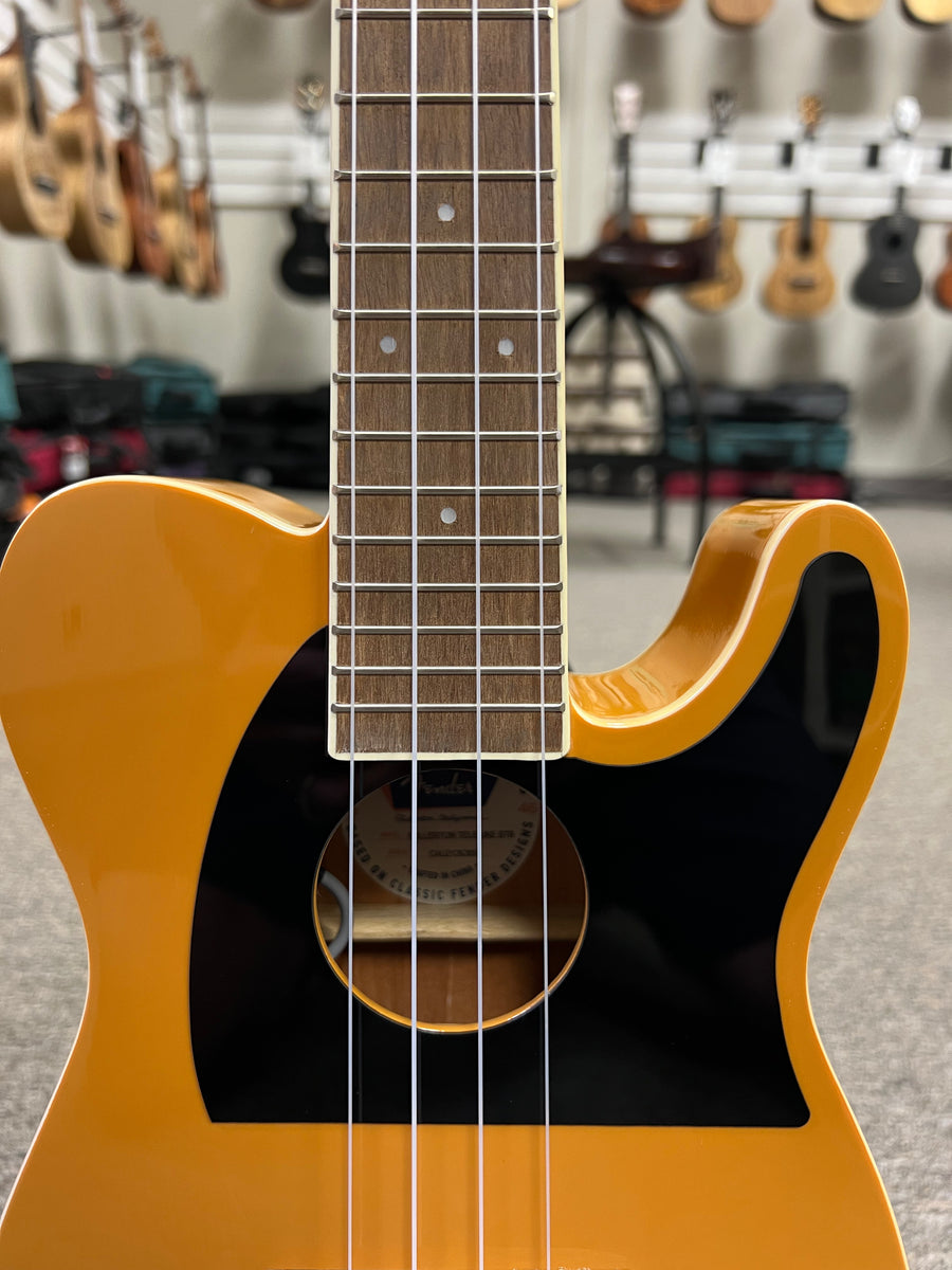Fender Telecaster Electric Concert Ukulele - Fullerton Series Tele Fender Telecaster Electric Concert Ukulele - Fullerton Series Tele