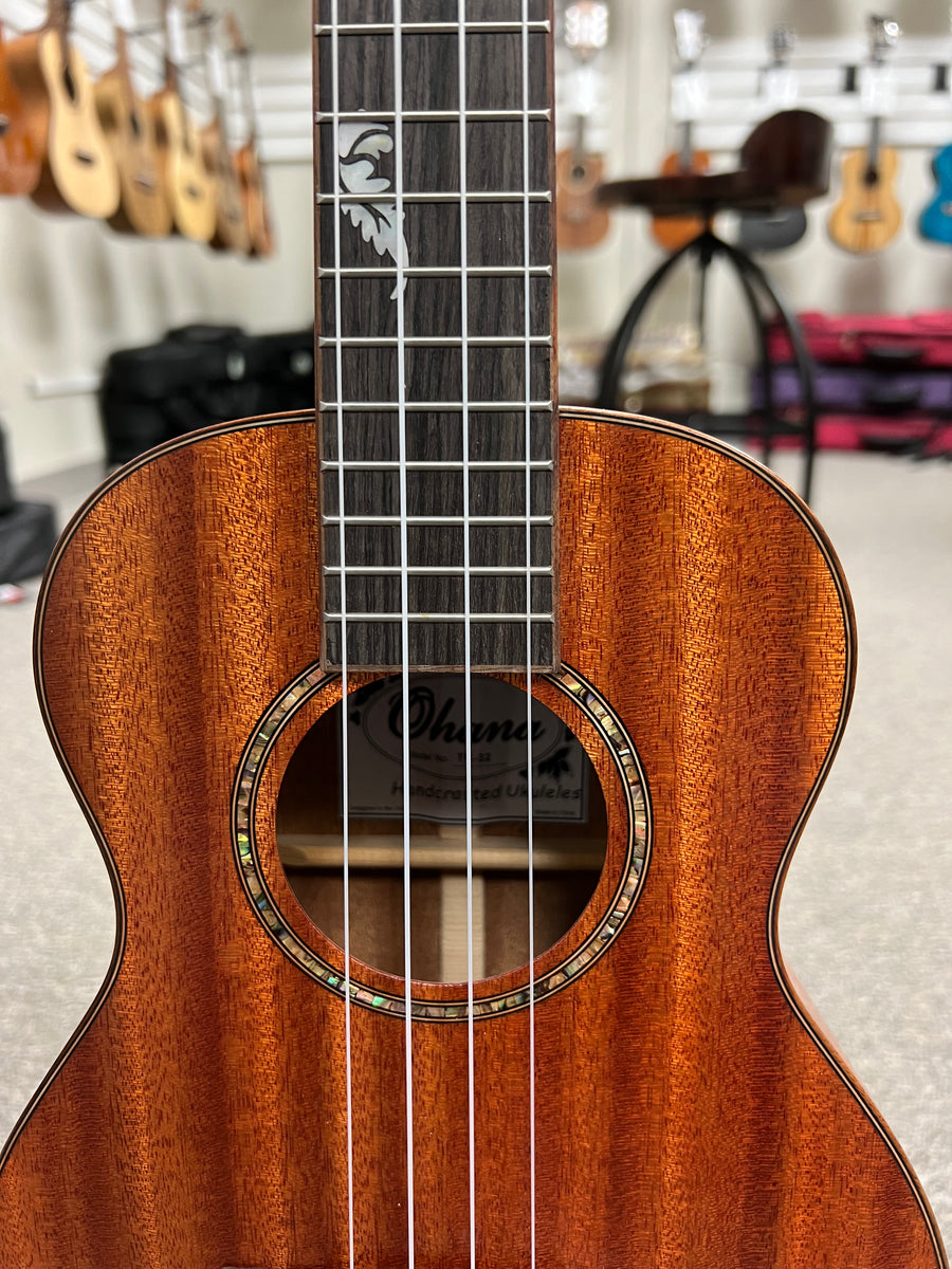 Ohana TK-32 Solid Mahogany Tenor Ukulele - Limited Edition - Aloha