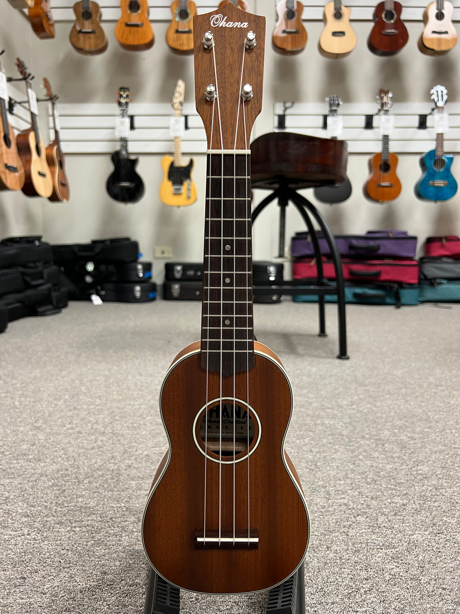 OHANA SK-21 Solid Mahogany Short Scale Sopranino Ukulele