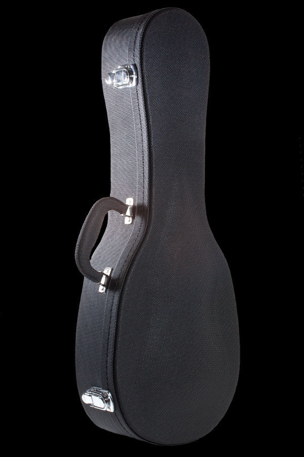 Ohana UCP21 Hardshell Pineapple Soprano Ukulele Case Black Aloha