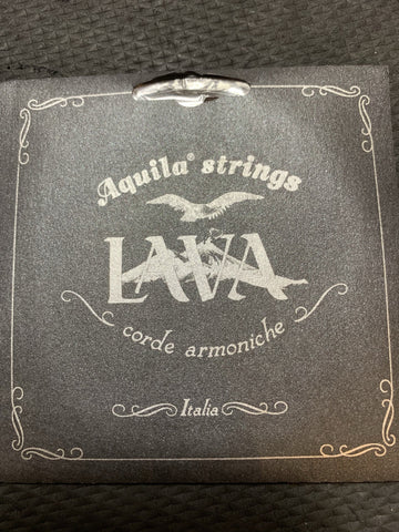 Aquila Lava Strings Baritone Conversion Ukulele Strings -Black -GCEA 117U - Aloha City Ukes