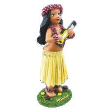 Dashboard Dolls- Hula Girl w/Ukulele - Aloha City Ukes
