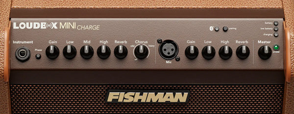 Fishman Loudbox Mini Charge Amplifier w/Bluetooth - Battery Powered 2 Channel Amp/PA - Aloha City Ukes