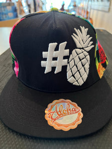Hashtag Pineapple Aloha Hat/Cap   #PINEAPPLE