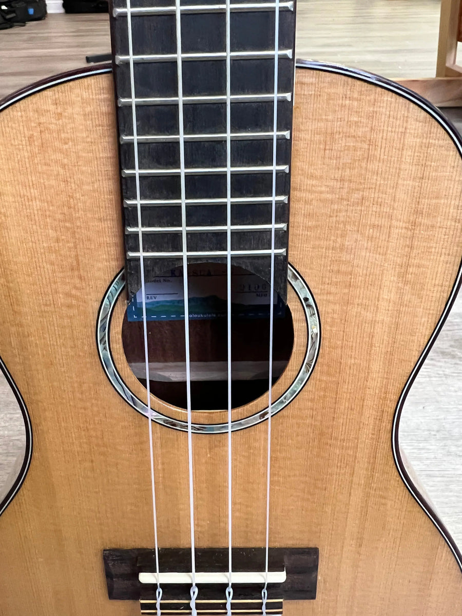 KALA KA-SCAC-C Solid Cedar Top Acacia Concert Ukulele - Aloha City