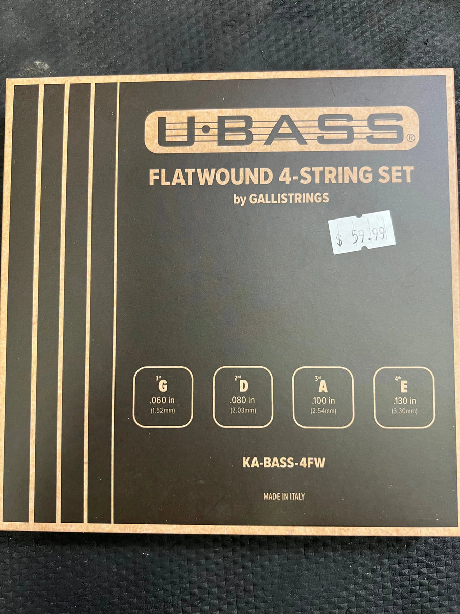 Kala UBass Flatwound 4 String Set by Gallistrings - KA-BASS-4FW