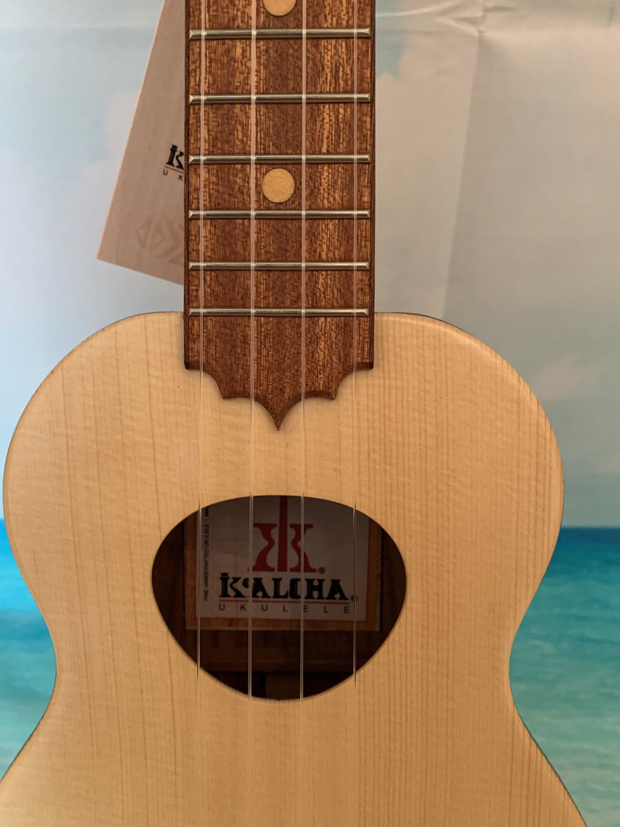 KoAloha KSO-10S Opio Soprano Ukulele - Solid Acacia/Solid Spruce Top -  KSO-10S w/Case