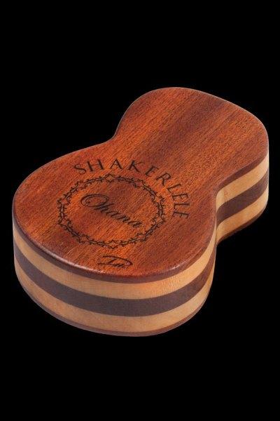 Shakerlele Rhythm Shaker by Ohana - Solid Mahogany - Aloha City Ukes