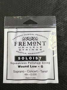Fremont Soloist Single Wound Low G String for Soprano, Concert or Tenor - Aloha City Ukes