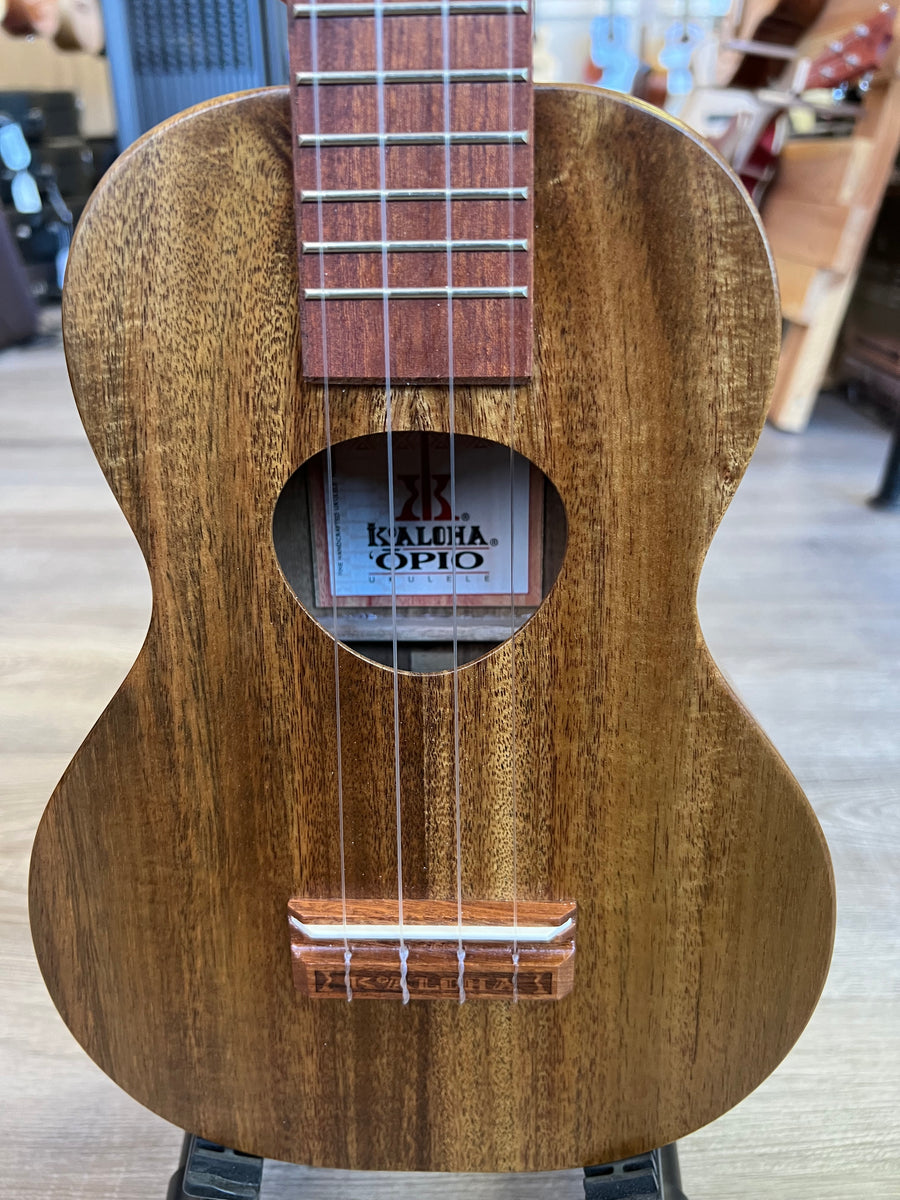 KoAloha KCO-10 Solid Acacia Opio Concert Ukulele w/Case #1