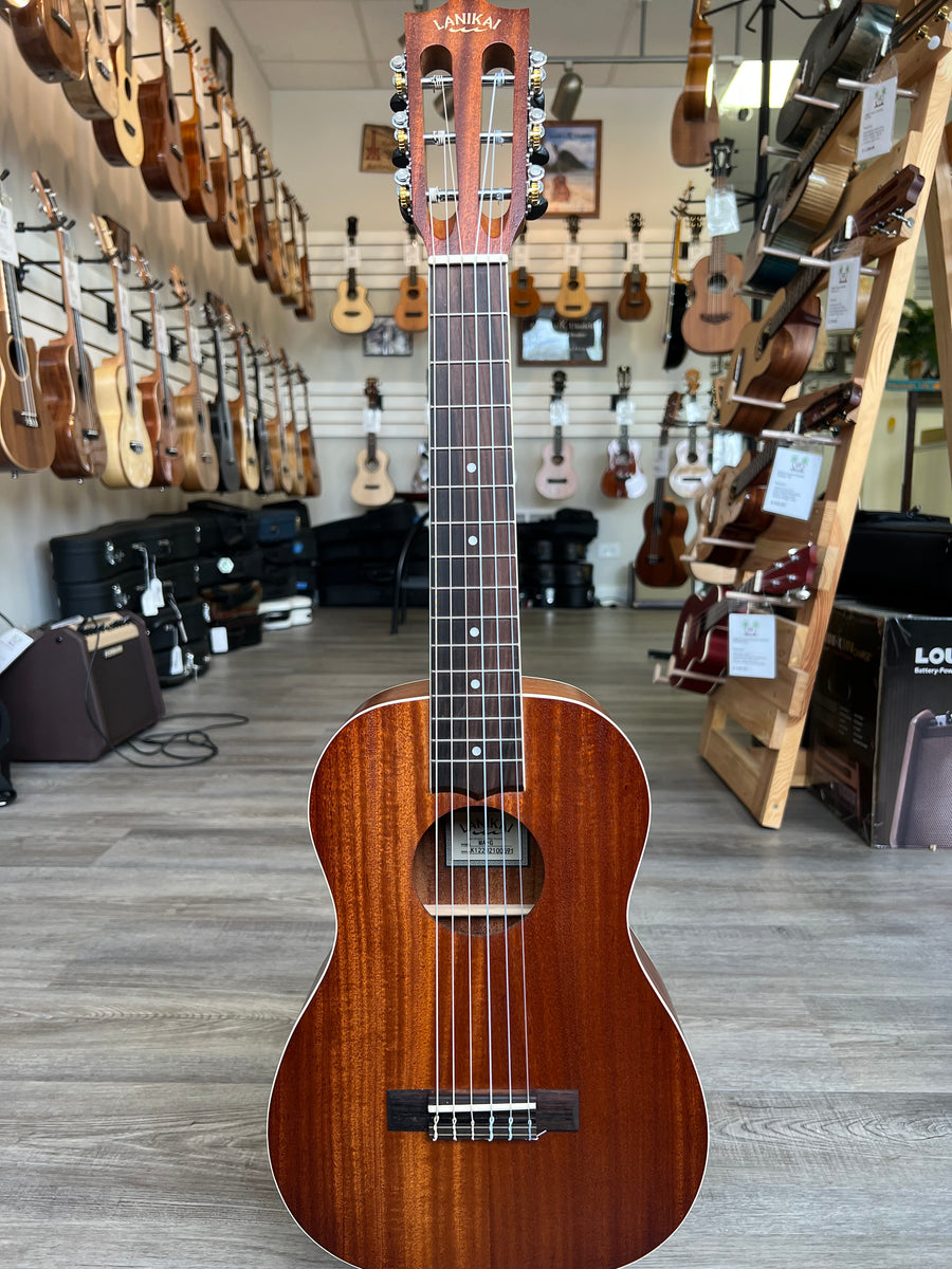 Lanikai MA-G Mahogany 6 String Guitalele w/Case - Guilele