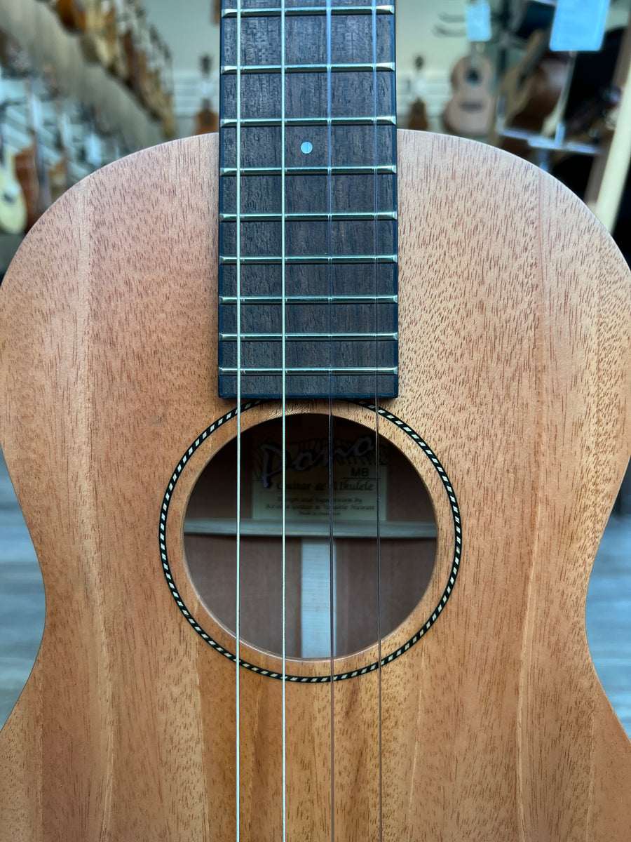 PONO MB Solid Mahogany Baritone Ukulele - Aloha City Ukes