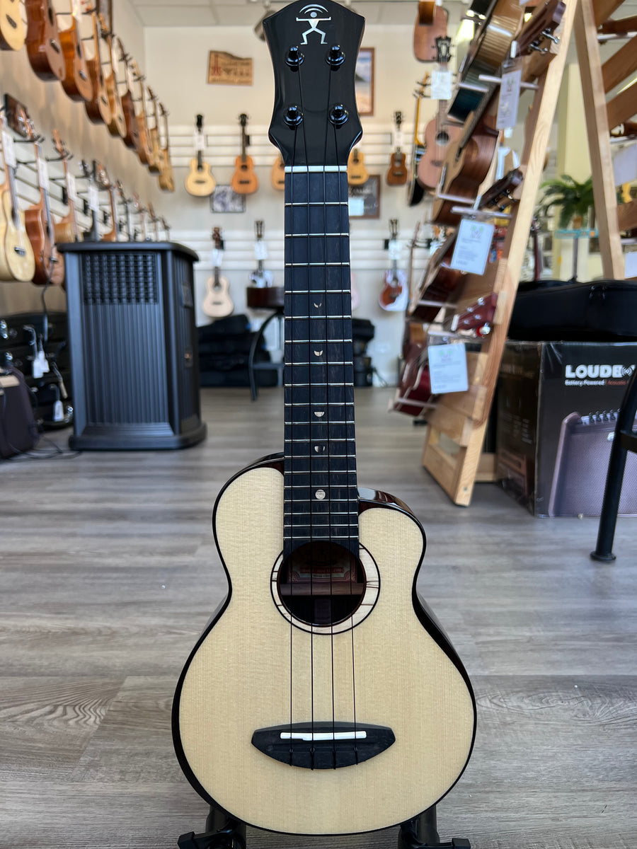 aNueNue US-200 Soprano Ukulele - Moon Bird Series - Solid Spruce/Solid Rosewood