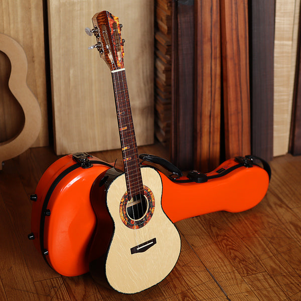 Joji Yoshida Solid Spruce/Brazillian Rosewood Custom Tenor Ukulele w/Case