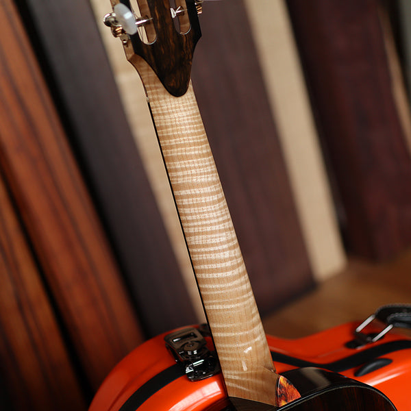 Joji Yoshida Solid Spruce/Brazillian Rosewood Custom Tenor Ukulele w/Case