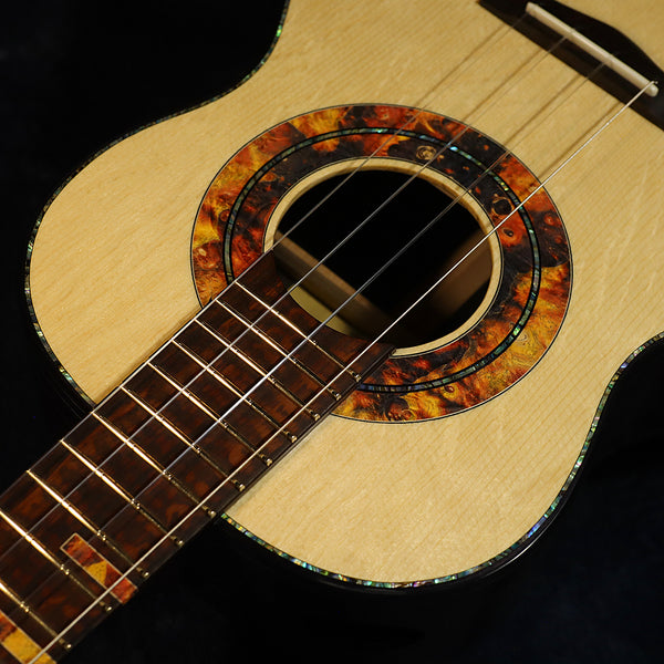 Joji Yoshida Solid Spruce/Brazillian Rosewood Custom Tenor Ukulele w/Case